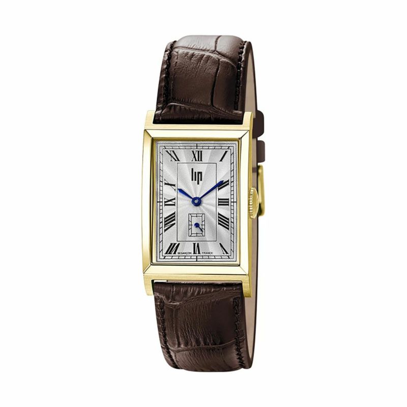 LIP｜Churchill T24 チャーチル ゴールド ブラウン 型押しレザー