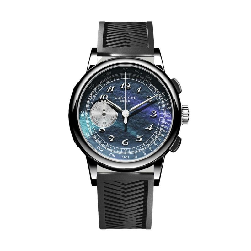 CORNICHE｜Heritage Chronograph〈世界250本限定〉HMS WatchStore コラボレーション シエルノクターン II
