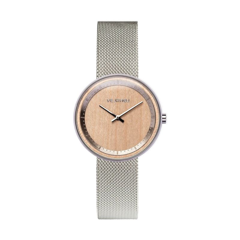 VEJRHOJ│Petite The MAPLE 34mm ペティット メープル シルバーメッシュ