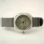 【最短即日発送】M.R.M.W.×KEYFORD【復刻ミリタリー腕時計】クッションウォッチ / Cushion watch - [カリフォルニアダイヤル  スモーキーグレー / グレー ナイロンNAT