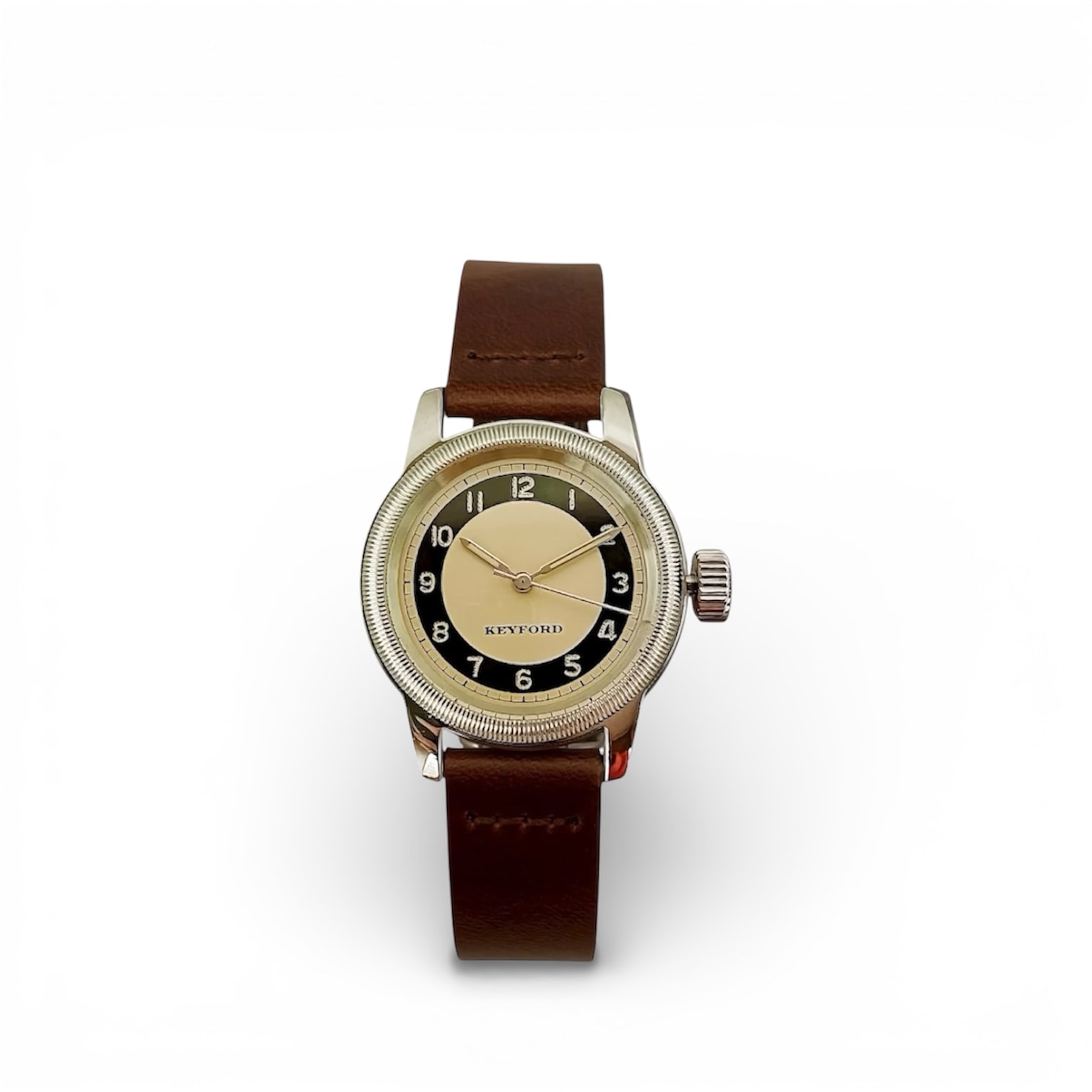 M.R.M.W.×KEYFORD｜Tuxedo dial コッパー ブラウン レザーベルト