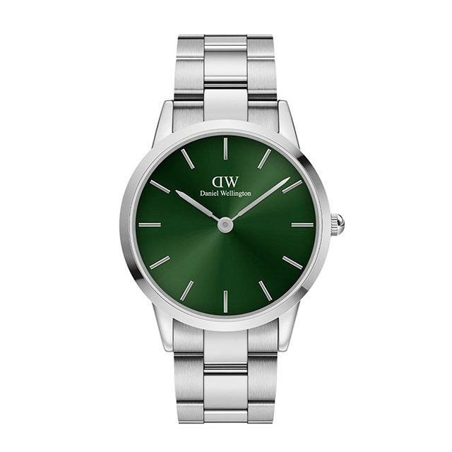 DANIEL WELLINGTON｜Iconic Link 40mm アイコニックリンク シルバー エメラルド