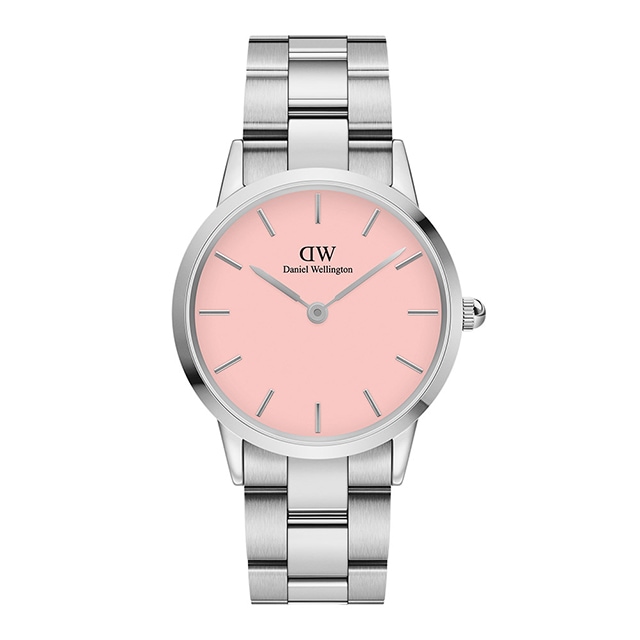 DANIEL WELLINGTON｜Iconic Link 36mm アイコニックリンク シルバー ブラッシュ ピンク