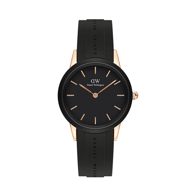 DANIEL WELLINGTON｜Iconic Link Motion 32mm アイコニックリンク モーション ローズゴールド ブラック