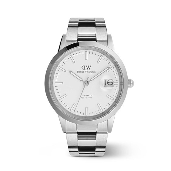 DANIEL WELLINGTON｜Iconic Link Automatic 40mm アイコニックリンク オートマチック シルバー ホワイト（自動巻き）