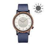 KERBHOLZ｜FRED 40mm フレッド ウォールナット ブラック ネイビー（ソーラー）|KERBHOLZ