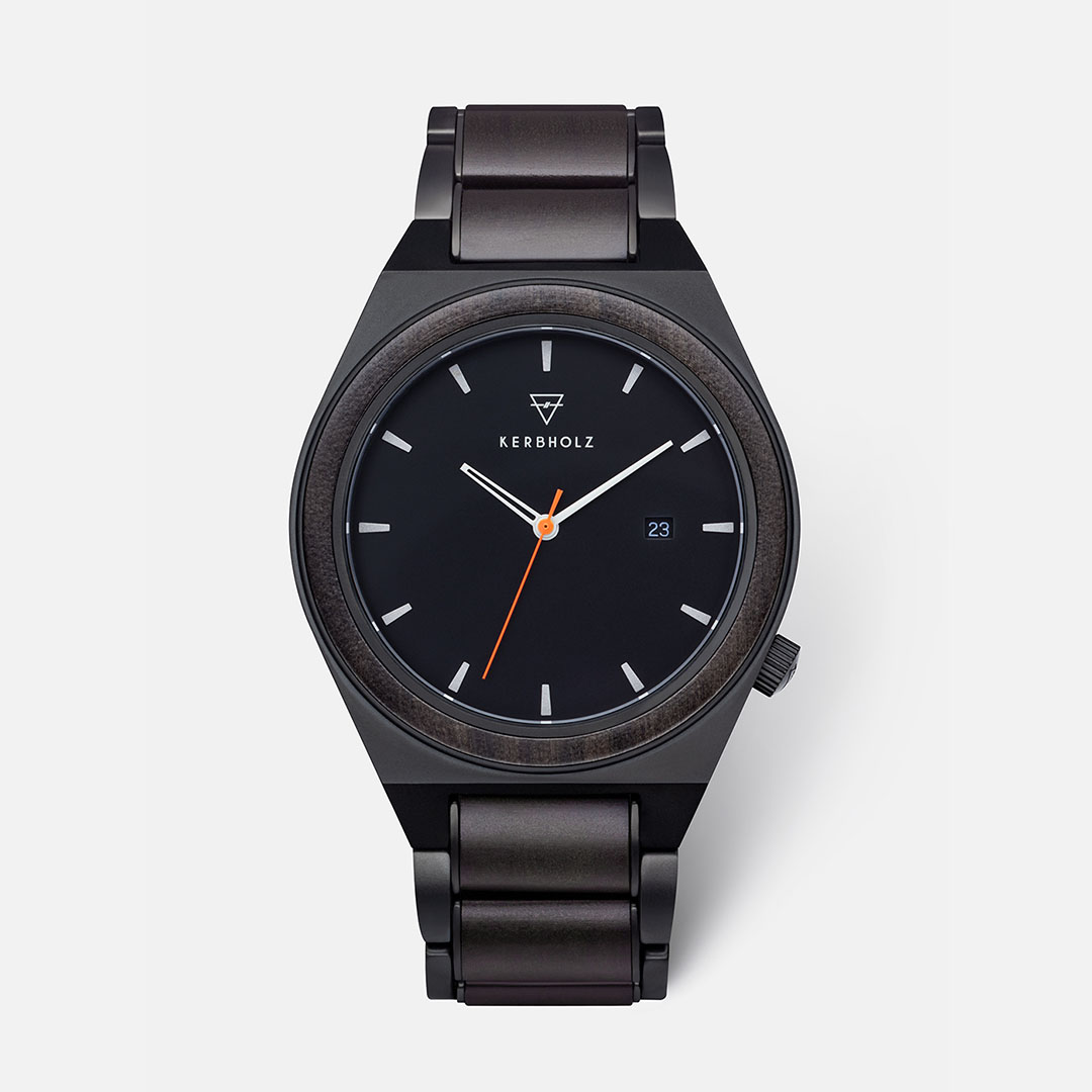 KERBHOLZ｜PAUL 42mm ポール サンダルウッド ブラック レッド