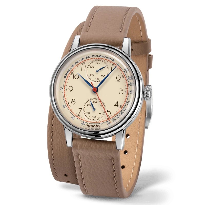 正規品 UNDONE アンダーン 腕時計 レディース Urban 34mm アーバン キリー ベージュ シルバー レザーベルト URB-K34-SBG