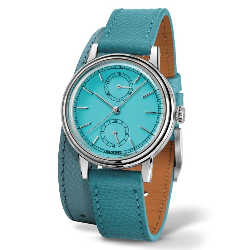 正規品 UNDONE アンダーン 腕時計 レディース Urban 34mm アーバン ステラ ティフブルー シルバー レザーベルト URB-STLR34-BLU