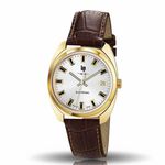 LIP｜General De Gaulle 35mm ジェネラル・ド・ゴール ゴールド ブラウン 型押しレザー|LIP