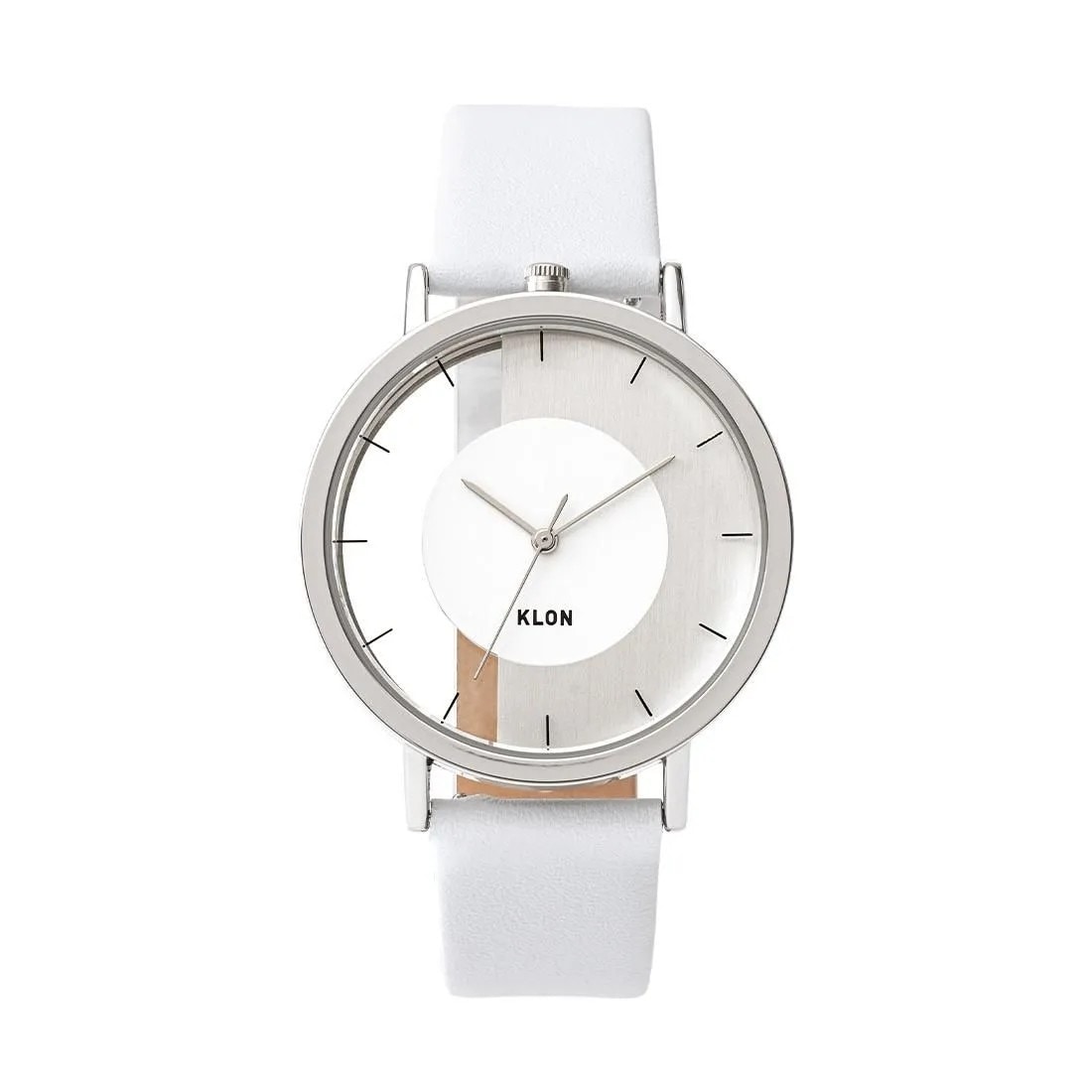 KLON｜INVISIBLE 38mm インビジブル オーバーラッピング サークル シェープス ホワイト