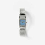 BREDA｜REVEL レーベル スクエア ブルー シルバー ステンレスベルト|BREDA