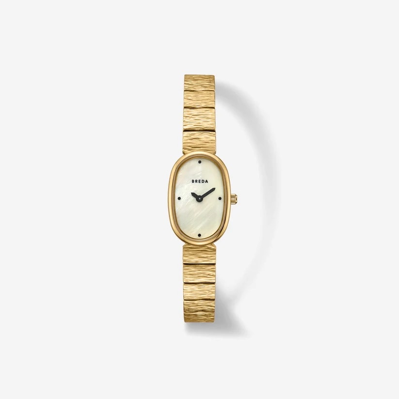 BREDA｜JANE REVIVAL ジェーンリバイバル マザーオブパール ゴールド ステンレスベルト 1753a