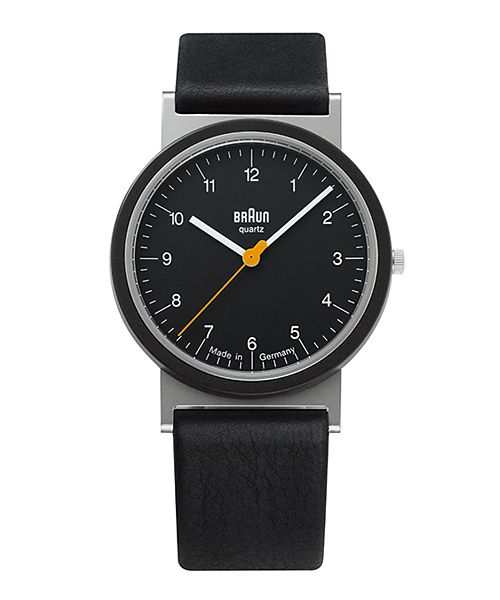 BRAUN BN015BK/BK/KG ブラック ラバーベルト時計 BRAUN BN015BK/BK/KG ブラック ラバーベルト時計