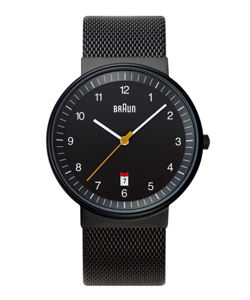 【最短当日出荷】正規品 BRAUN ブラウン 腕時計 メンズ Classic 40mm クラシック ブラック メッシュベルト BN0032BKBKMHG
