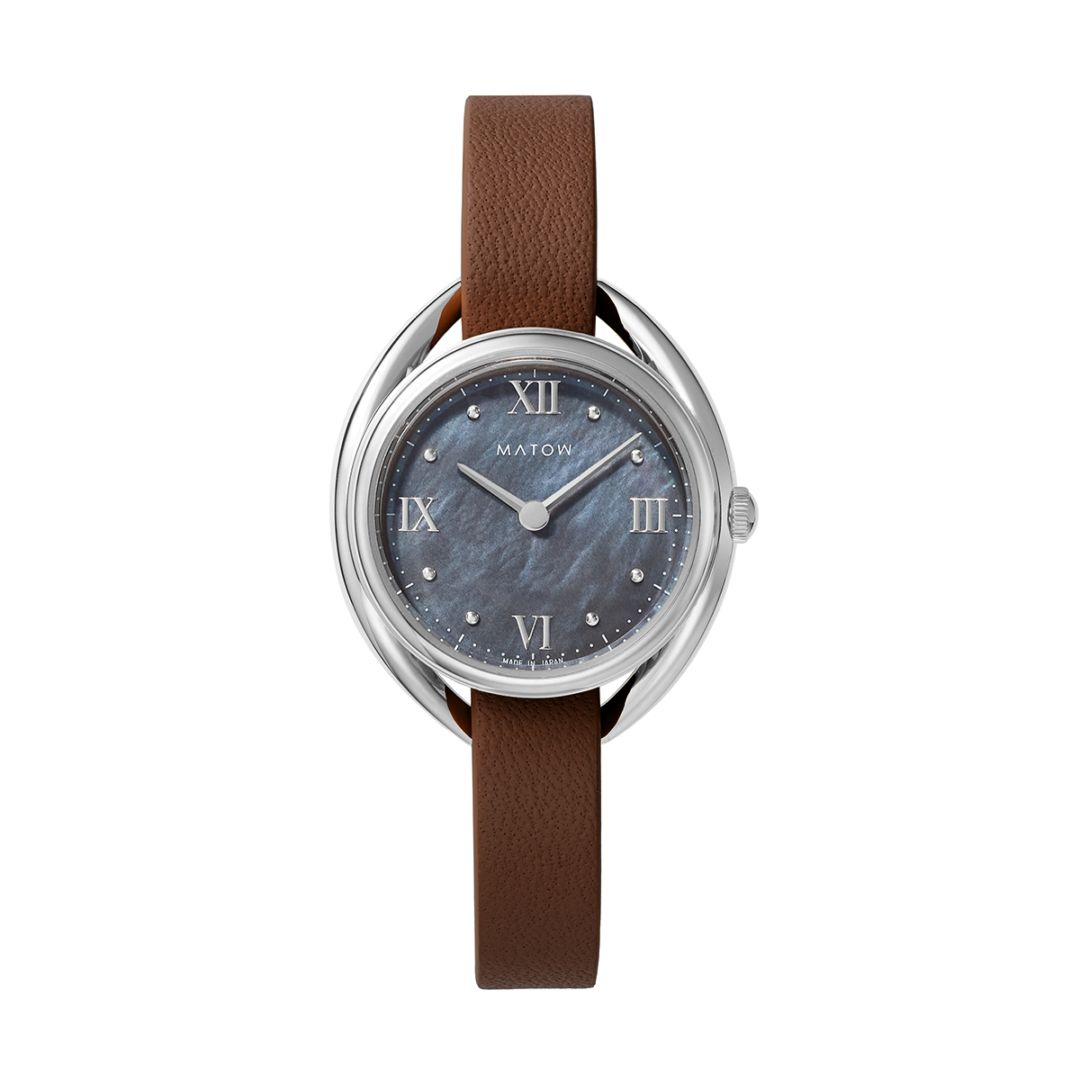 MATOW｜Shiki 四季 ラウンド シルバー 藍炭 アキレア