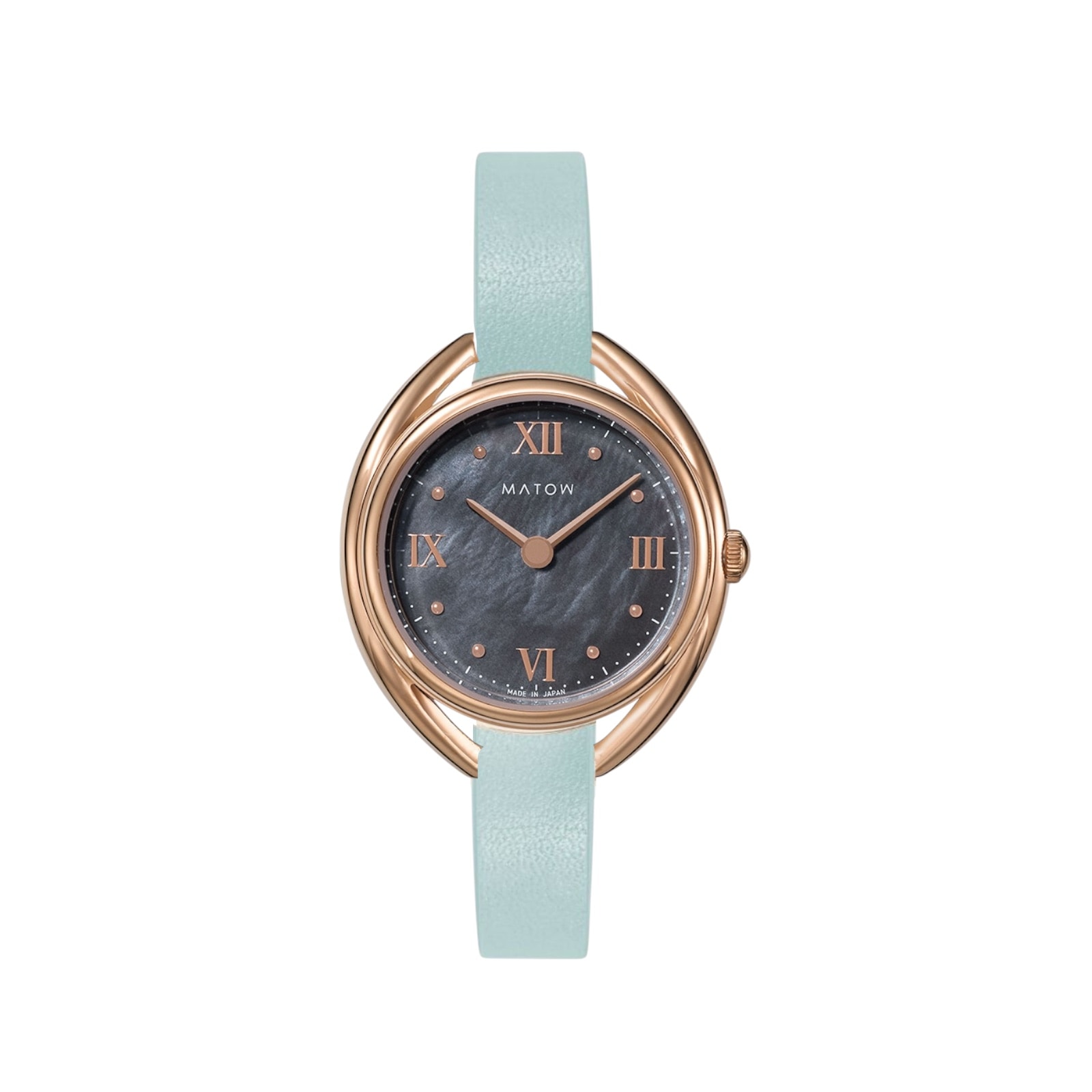 MATOW｜Shiki 四季 ラウンド ローズゴールド 藍炭 ブルーファンタジー