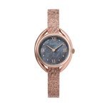 MATOW｜Shiki 四季 ラウンド ローズゴールド 藍炭 金花