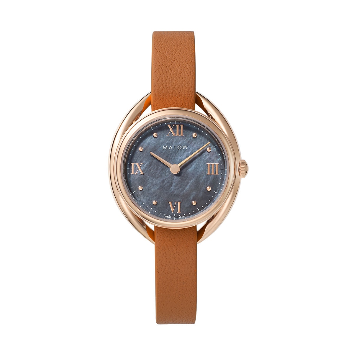 MATOW｜Shiki 四季 ラウンド ローズゴールド 藍炭 チューリップ