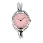 MATOW｜Shiki 四季 ラウンド シルバー ピンク クロスバングル