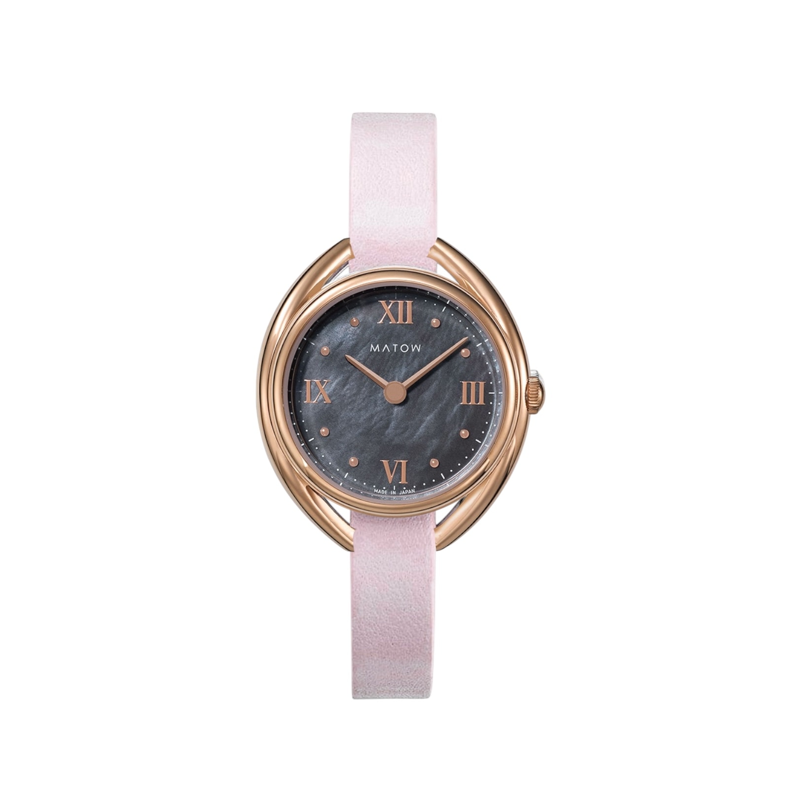 MATOW｜Shiki 四季 ラウンド ローズゴールド 藍炭 ソメイヨシノ