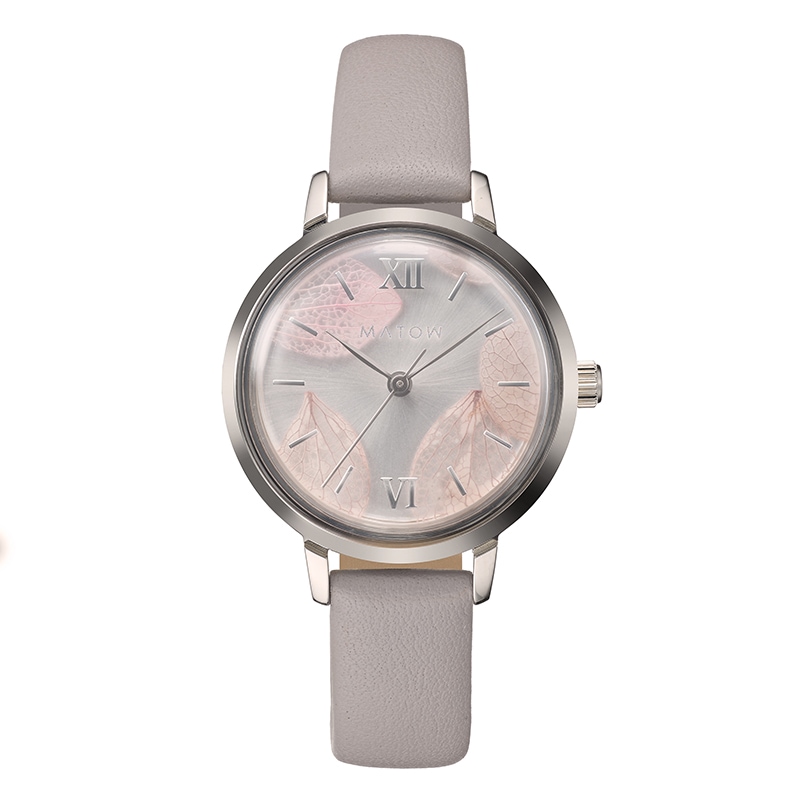 MATOW｜Bouquet 花霞 シルバー ライラックレザー