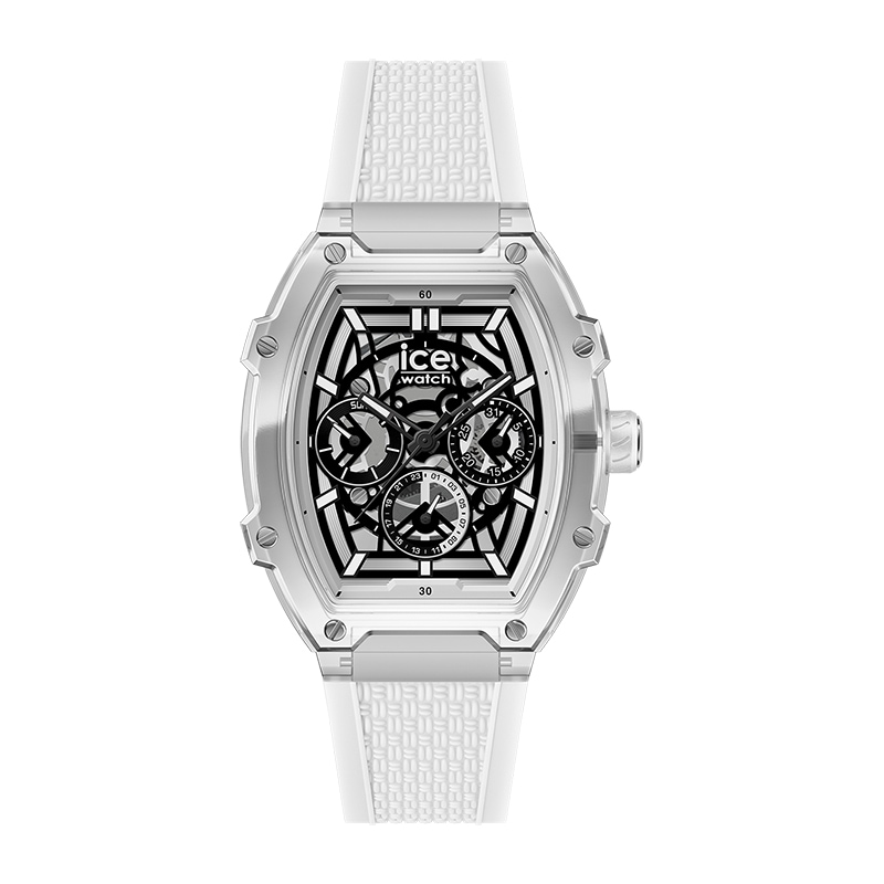 ICE WATCH｜ICE boliday ボリデー - クリアレッドスケル - プラスチック - ミディアム　※