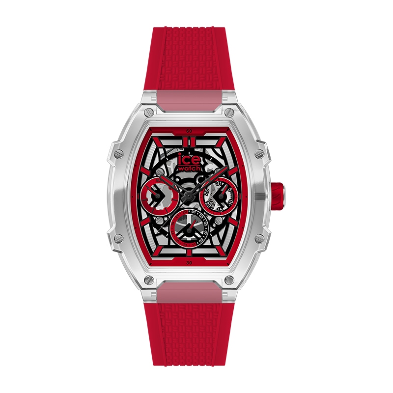 ICE WATCH｜ICE boliday ボリデー - クリアホワイトスケル - プラスチック - ミディアム　※