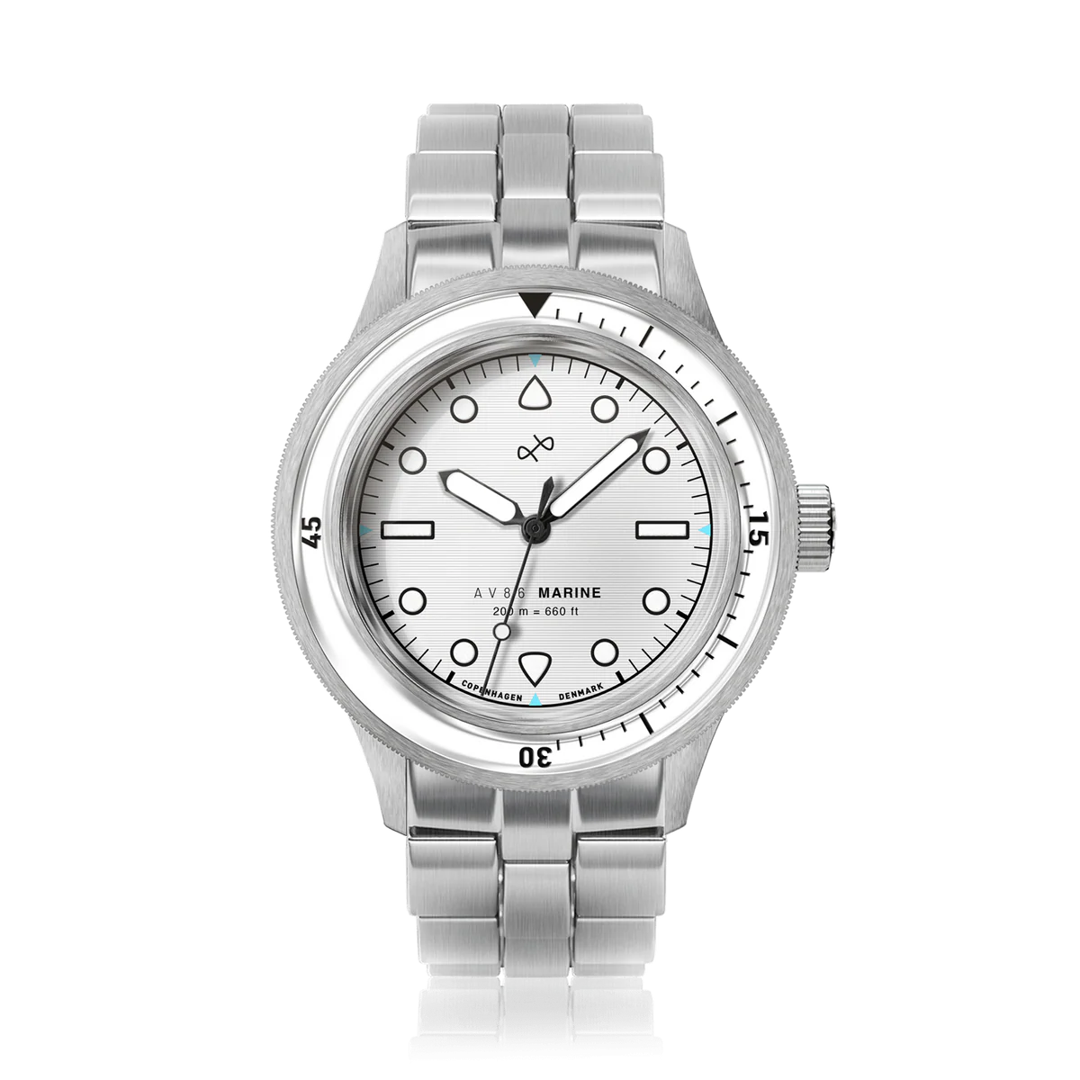 AV86｜【500本限定】1956 Marine 41mm Steel/White