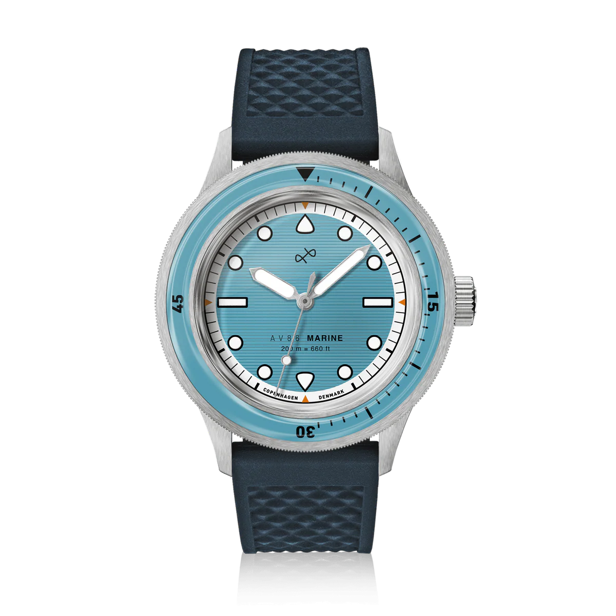 AV86｜1956 Marine 41mm Steel/Light Blue