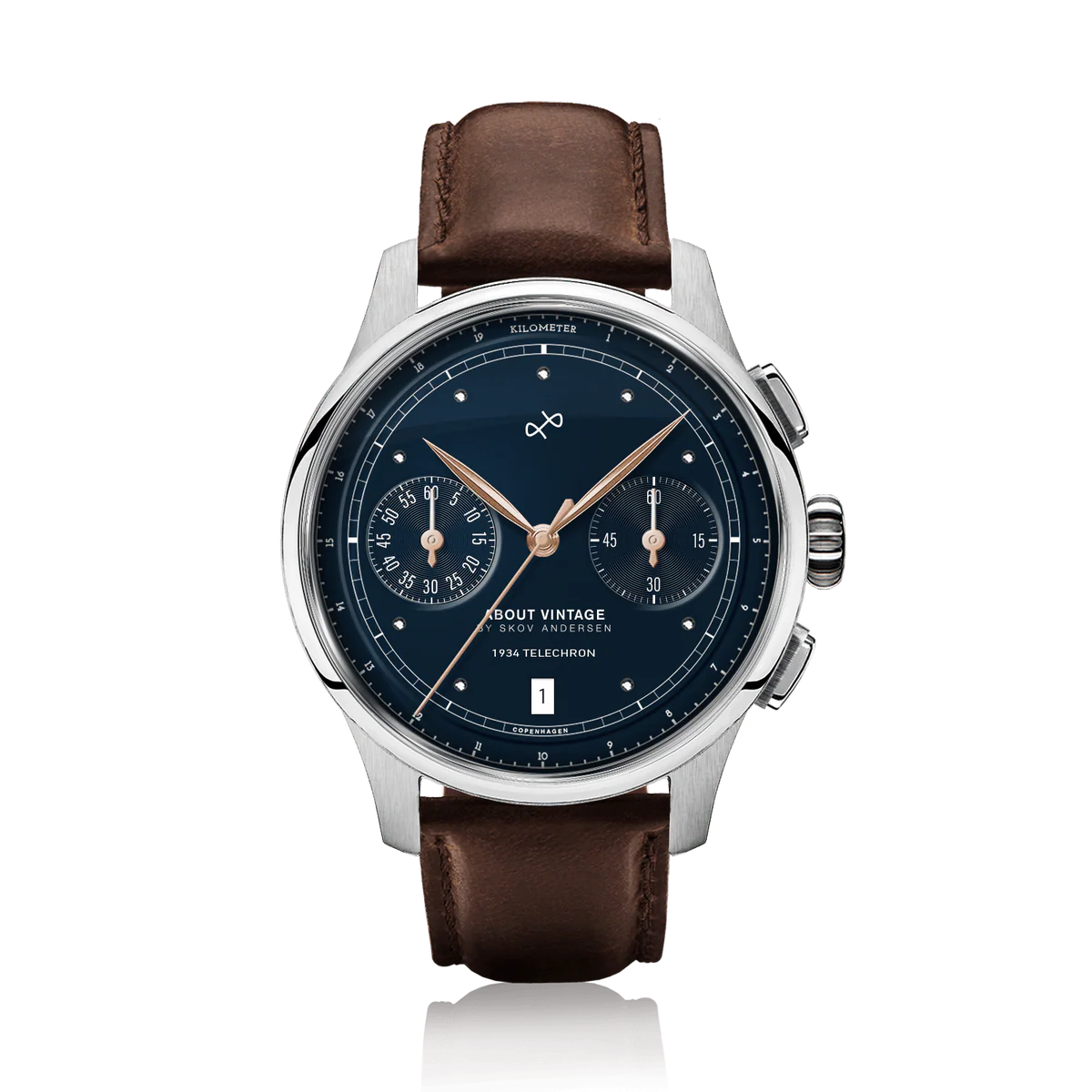 AV86｜1934 Telechron 42mm Steel/Blue