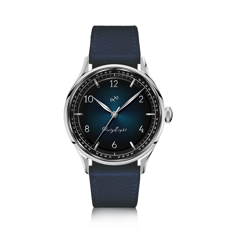 AV86｜1968 Sixtyeight 39mm Steel/Blue Sunray