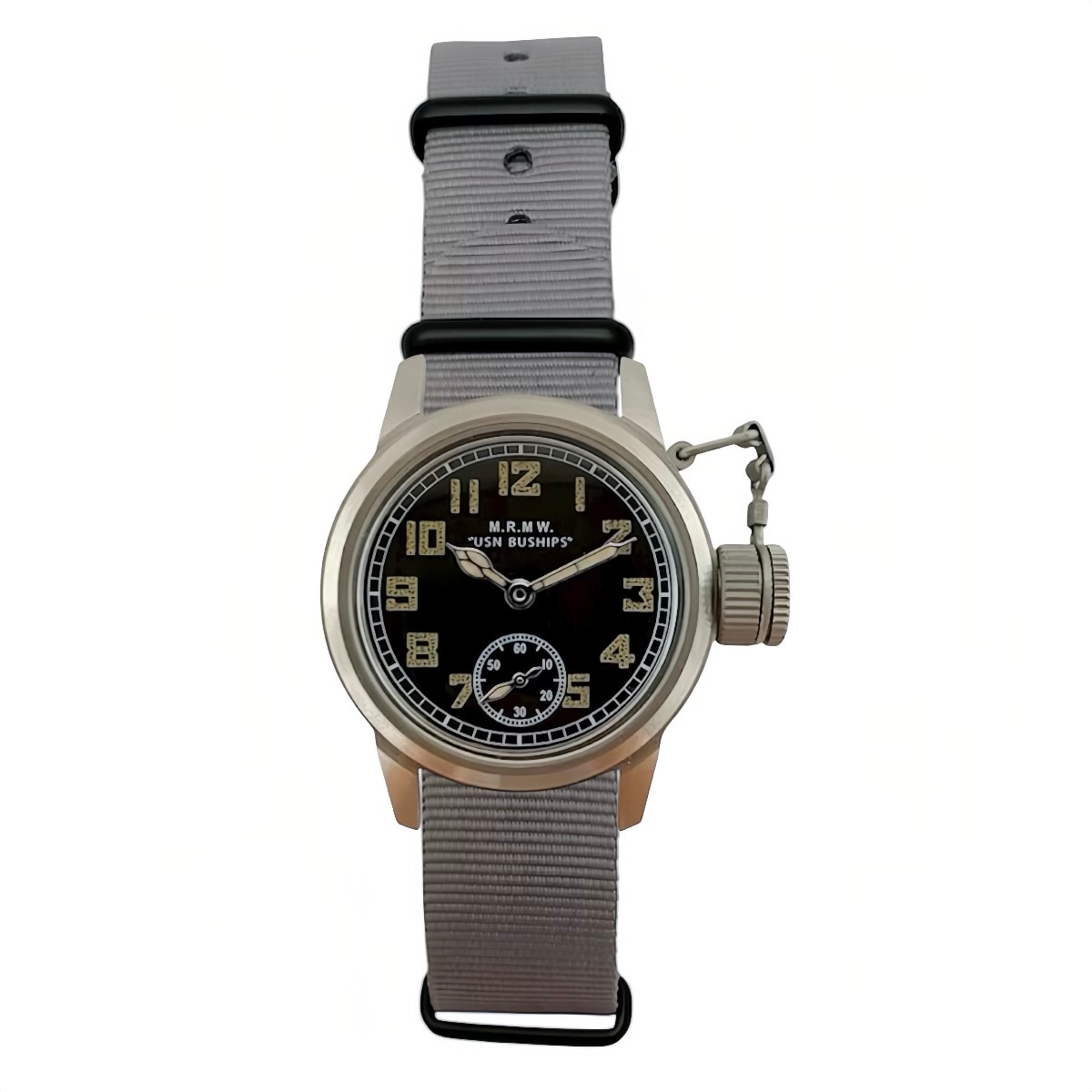 M.R.M.W. ｜Buships watch スモールセコンド グレー ナイロンNATOベルト