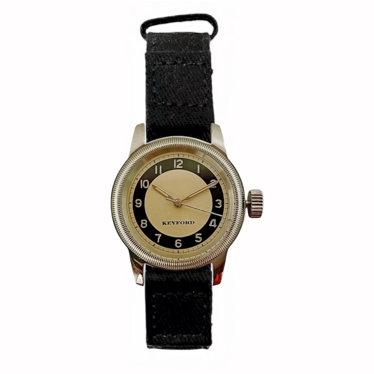 M.R.M.W.×KEYFORD｜Tuxedo dial コッパー ブラック ワンピース布ベルト