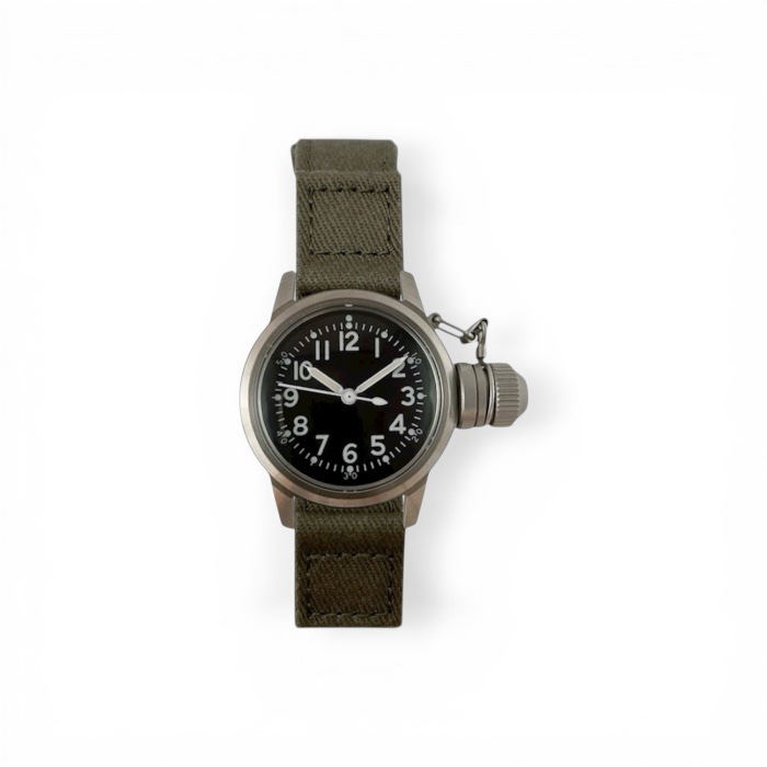 M.R.M.W. ｜Buships watch グリーン ワンピース布ベルト