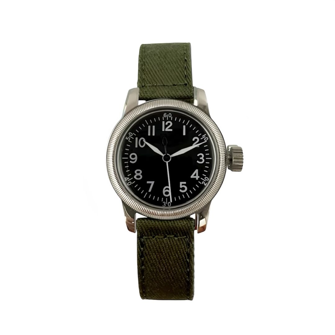 M.R.M.W. ｜TYPE A-11 12H ブラック グリーン 布ベルト