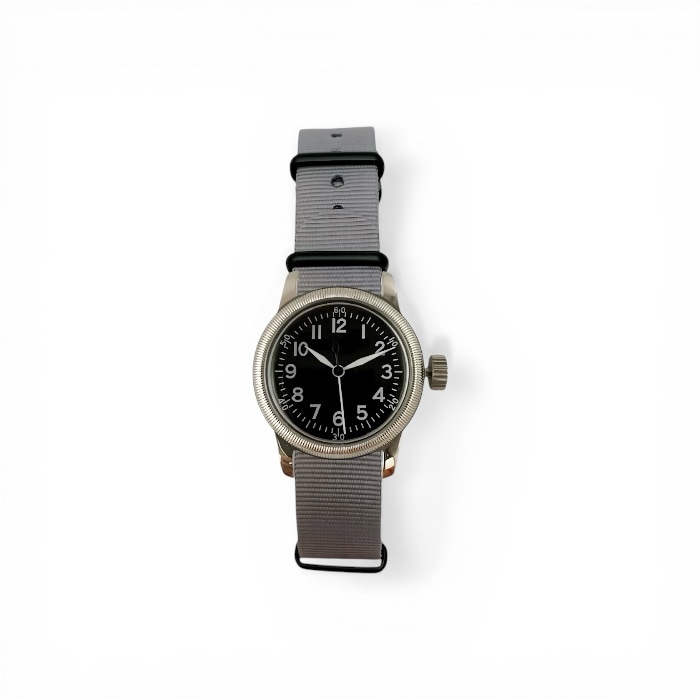 M.R.M.W. ｜TYPE A-11 12H ブラック グレー ナイロンNATOベルト