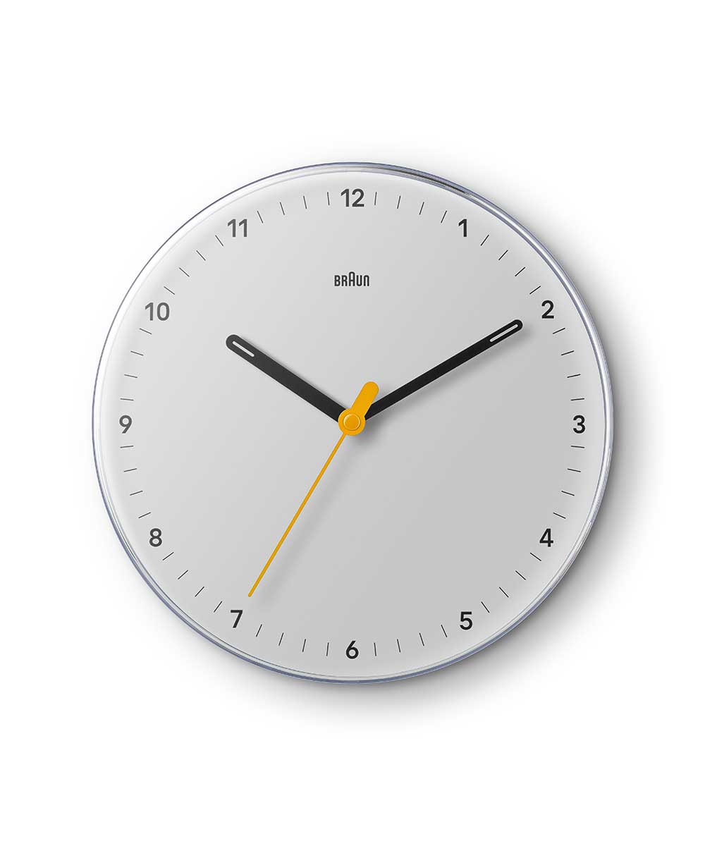 BRAUN｜Wall Clock 23cm ウォールクロック ホワイト