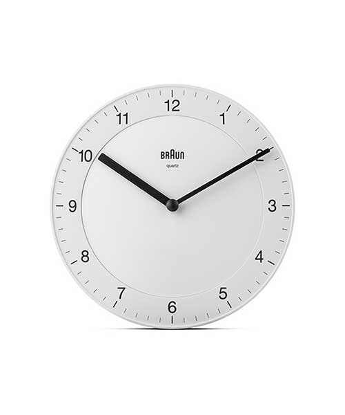 BRAUN｜Wall Clock 20cm ウォールクロック ホワイト