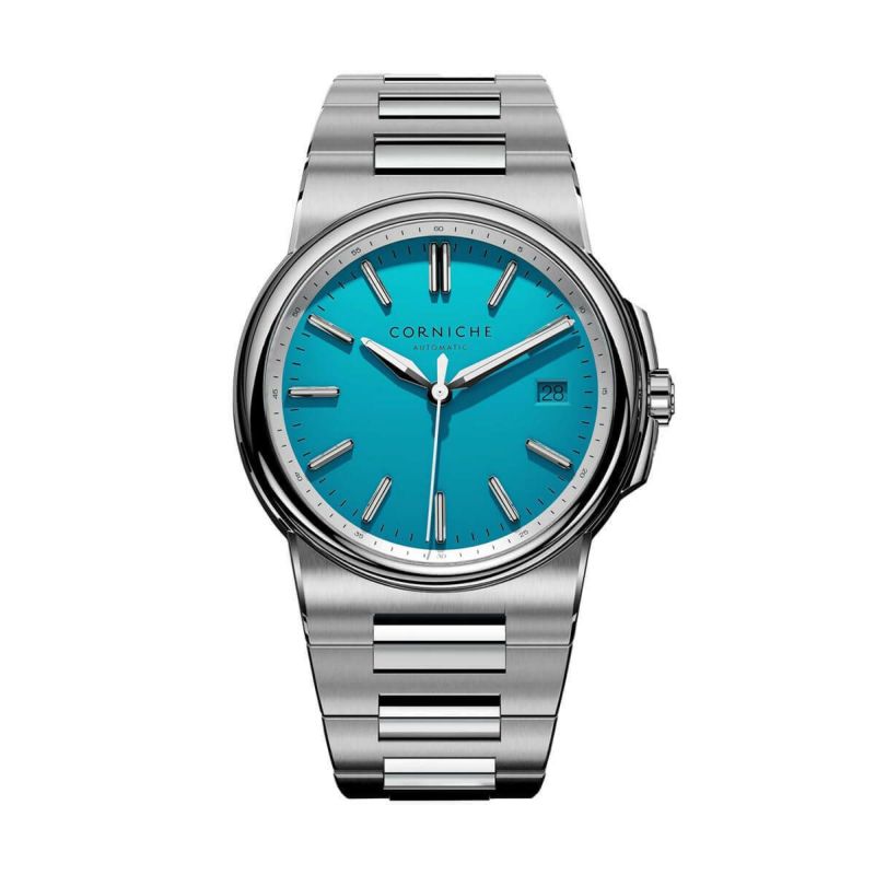 CORNICHE｜La Grande Corniche ステンレススチール アズールブルー スーパールミノバ （自動巻き）