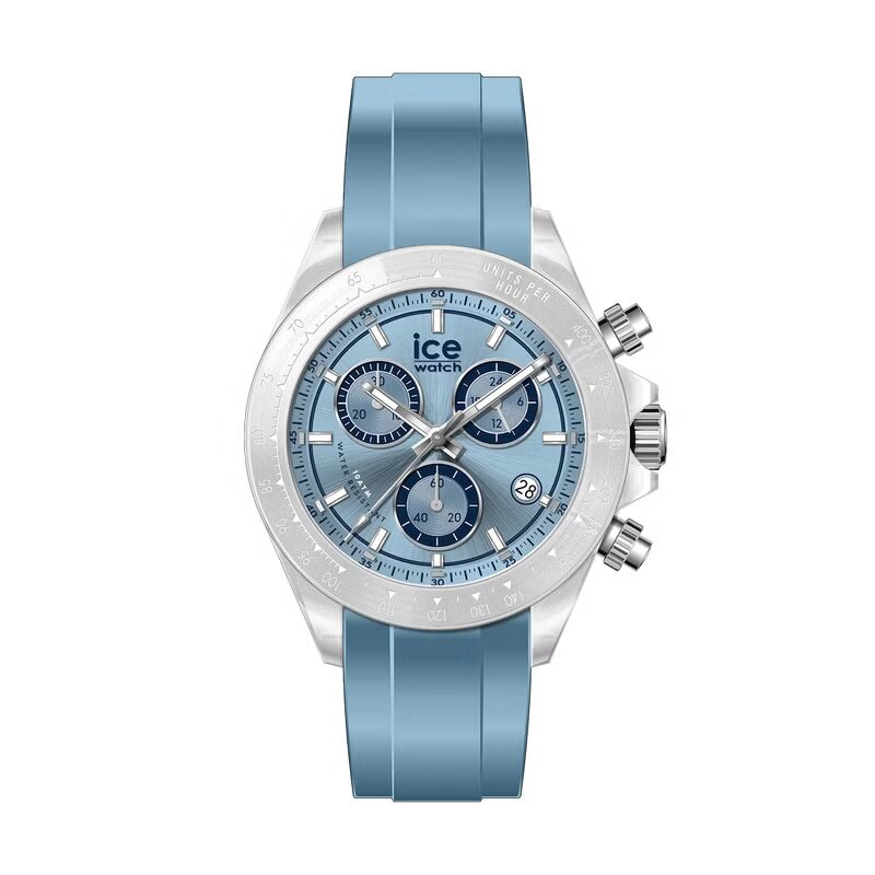 アイスウォッチ ICE WATCH｜BEWATCH ビウォッチクロノ - クリア タイムレス ブルー - 41mm