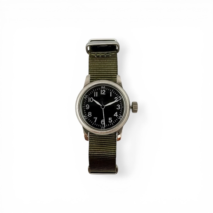 M.R.M.W. ｜TYPE A-11 12H ブラック グリーン ナイロンNATOベルト