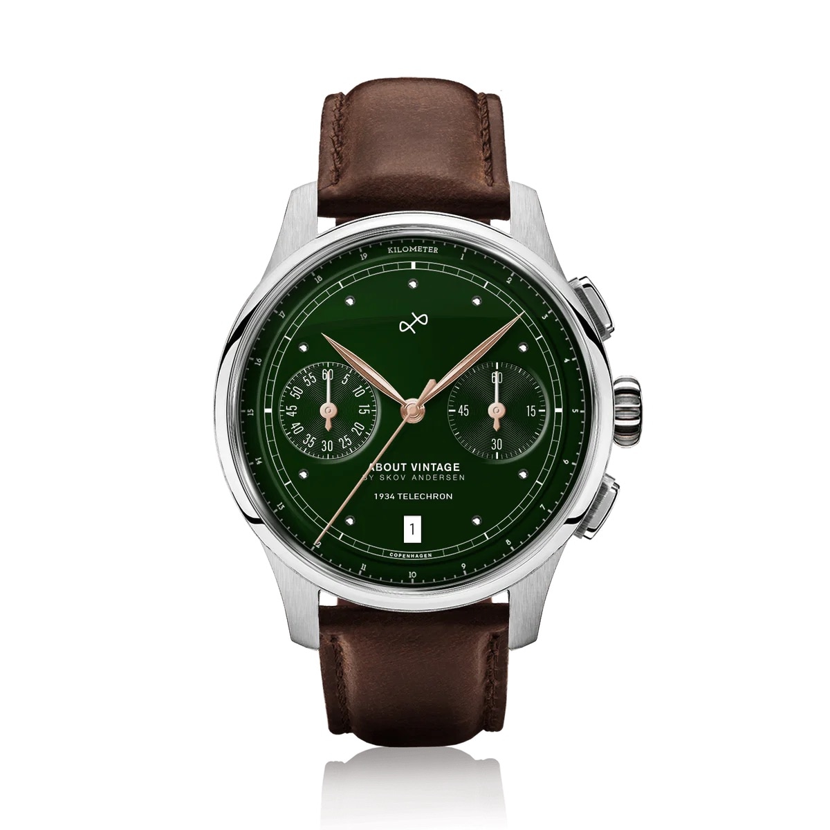 AV86｜1934 Telechron 42mm Steel/Green