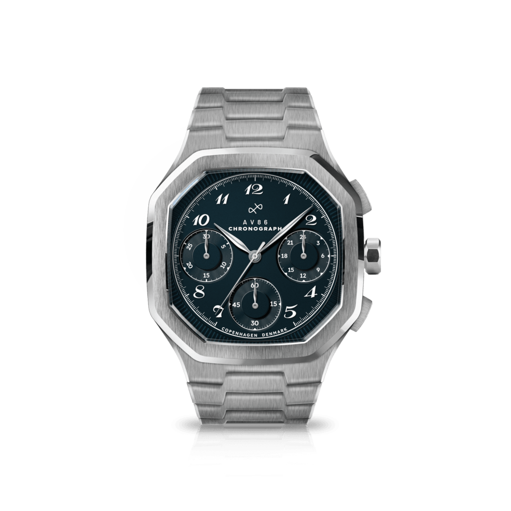 【200本限定】AV86（旧 ABOUT VINTAGE）｜1904 Chronograph Steel/Blue