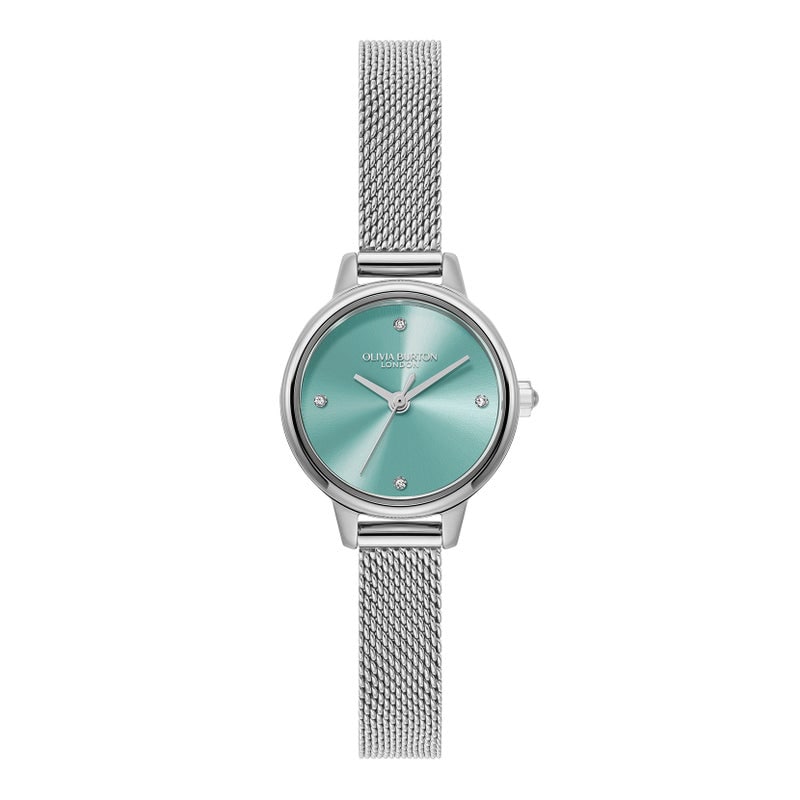 OLIVIA BURTON｜Classics クラシックス ミニ ターコイズ＆シルバー メッシュ