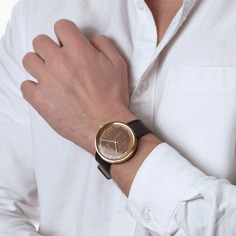 VEJRHOJ│Nordic 42mm Gold ノルディック ゴールド ブラック 画像2