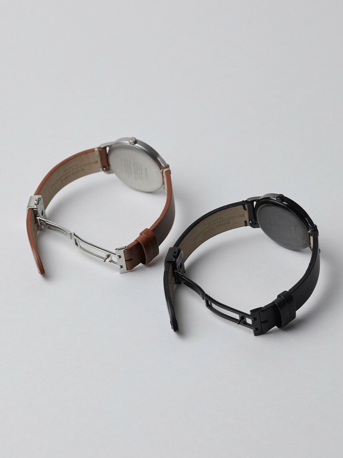 sazare さざれ｜SK01 SS シルバーホーニング ブラックダイヤル ライトブラウン Dバックルブッテーロレザー 画像8