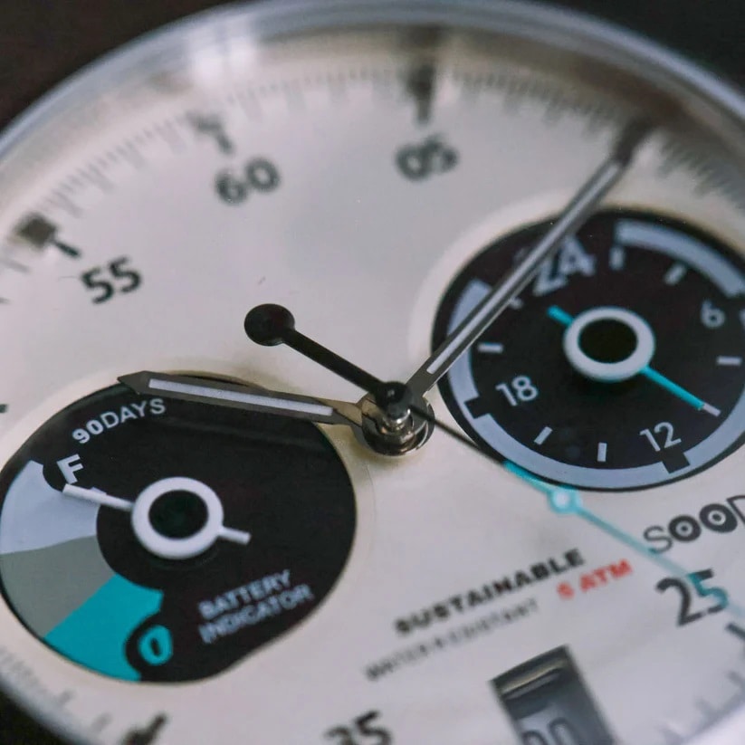 TACS｜SOODA シルバー ホワイト ダークブラウン（ソーラー式） 画像6