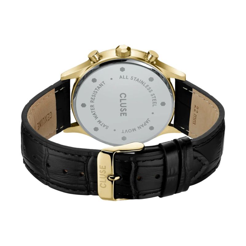 CLUSE クルース|Antheor Multifunction アンセオールマルチファンクション ブラックゴールド ブラックレザー 画像3