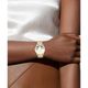 COACH｜ELLIOT 36mm エリオット ティーローズ クリームダイアル ブルー ゴールド ブレスレット